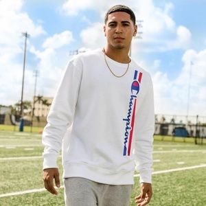 Champion Men Powderblend CrewNeck Sweatshirt